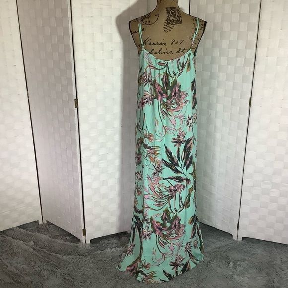 O'Neill floral maxi dress spring summer vacation beach size small - Picture 7 of 12